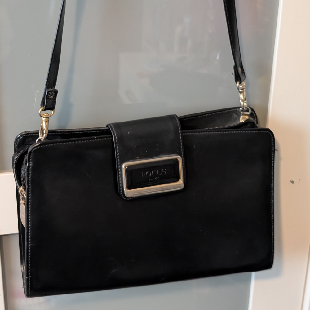 Black Leather Women's Bag